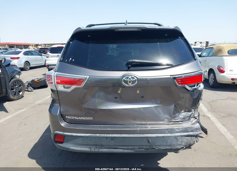 2016 TOYOTA HIGHLANDER VIN: 5TDKKRFH8GS151695