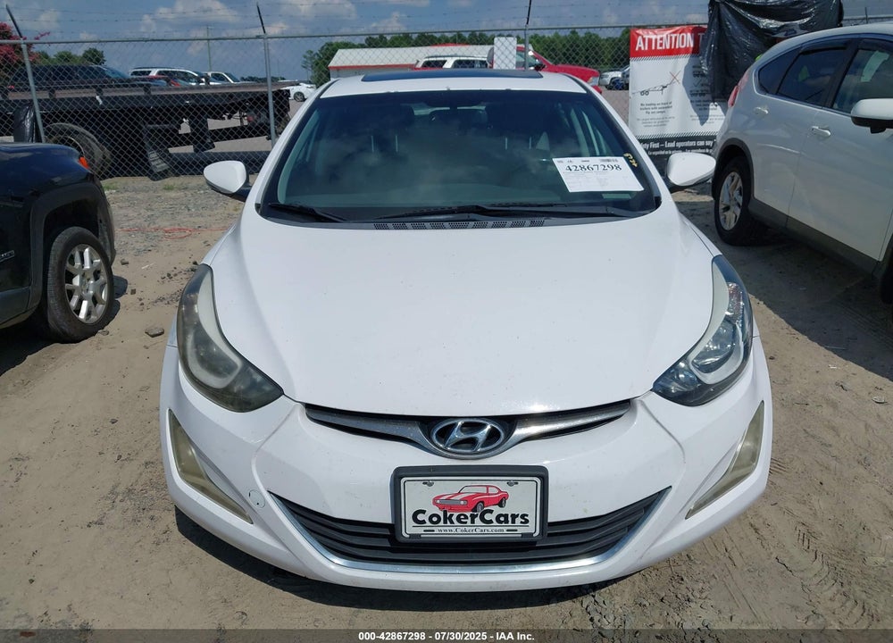 2015 HYUNDAI ELANTRA VIN: KMHDH4AH9FU227092