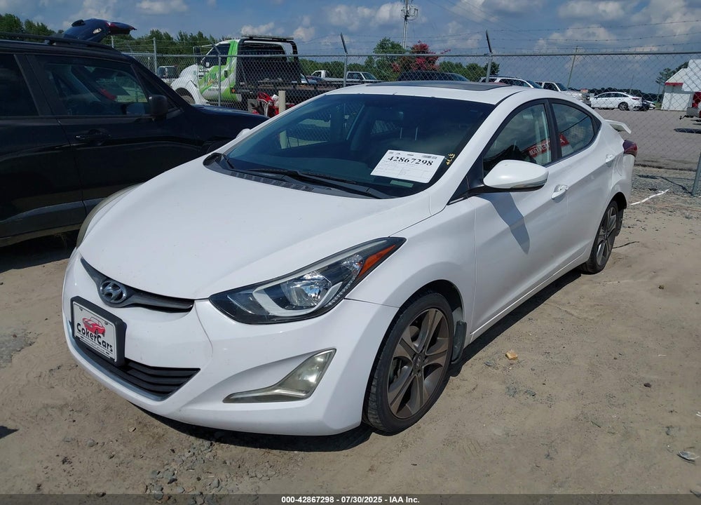 2015 HYUNDAI ELANTRA VIN: KMHDH4AH9FU227092
