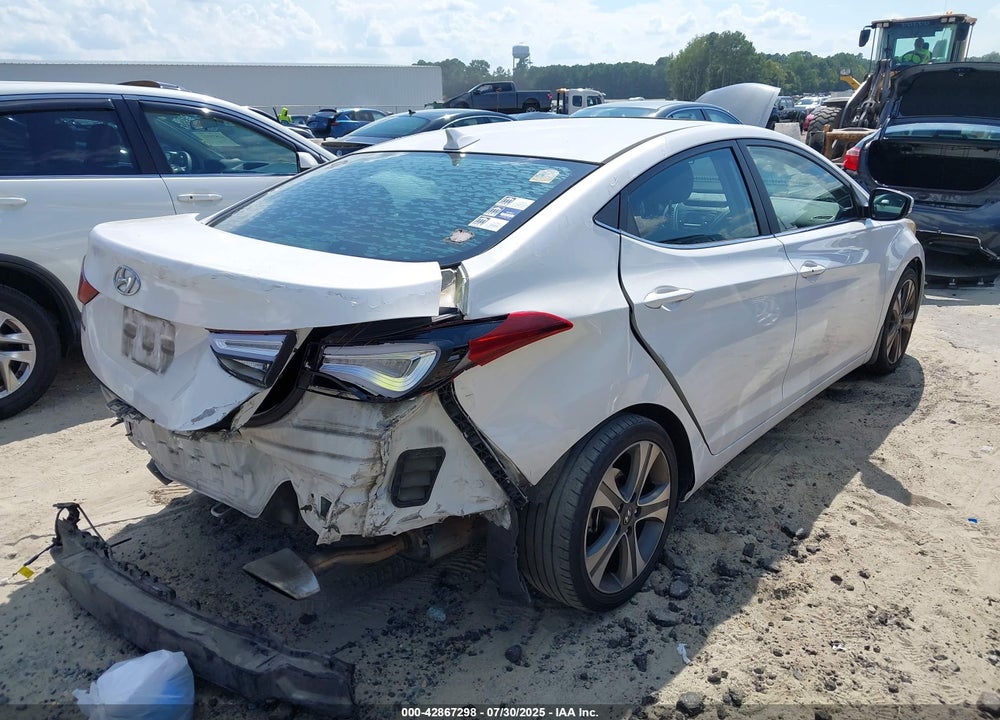 2015 HYUNDAI ELANTRA VIN: KMHDH4AH9FU227092