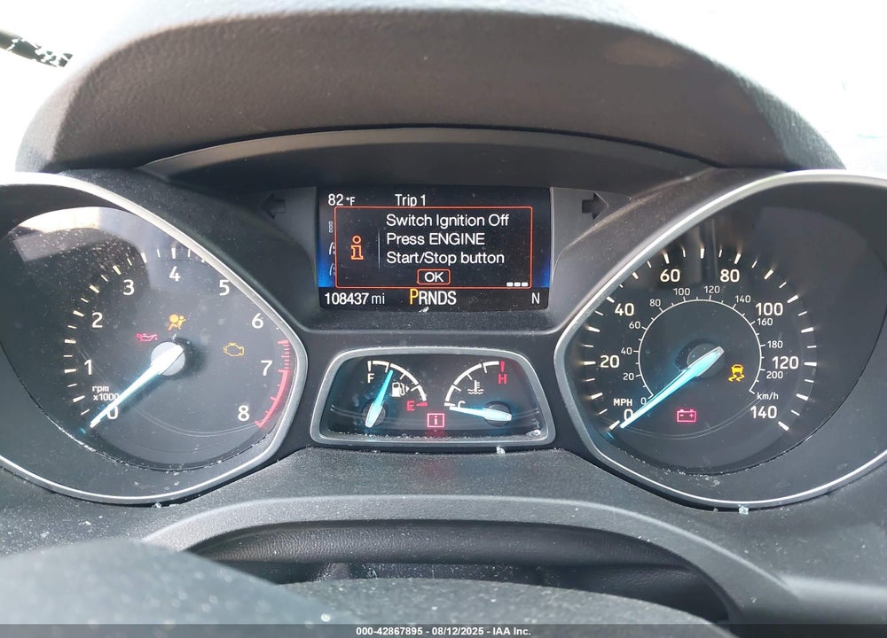 2017 FORD ESCAPE TITANIUM VIN: 1FMCU9J98HUB55298