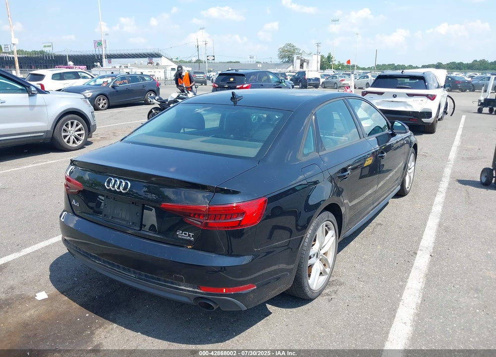 2017 AUDI A4 2.0T SEASON OF  PREMIUM VIN: WAUDNAF40HN051271