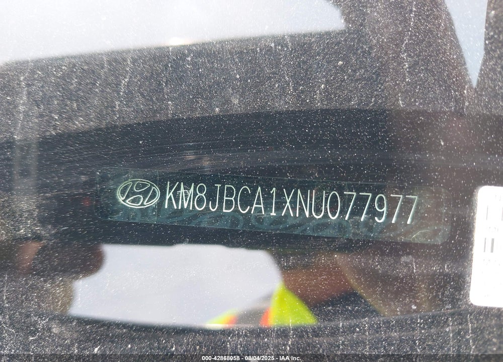 2022 HYUNDAI TUCSON HYBRID VIN: KM8JBCA1XNU077977