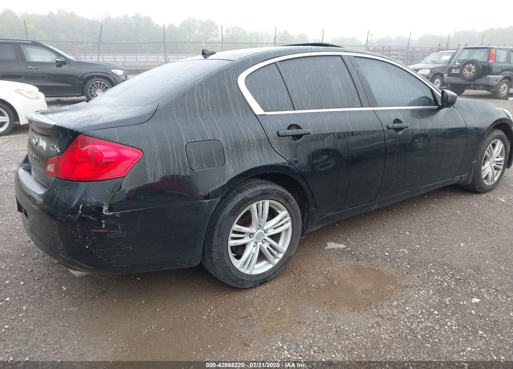 2011 INFINITI G25 VIN: JN1DV6AR9BM651452