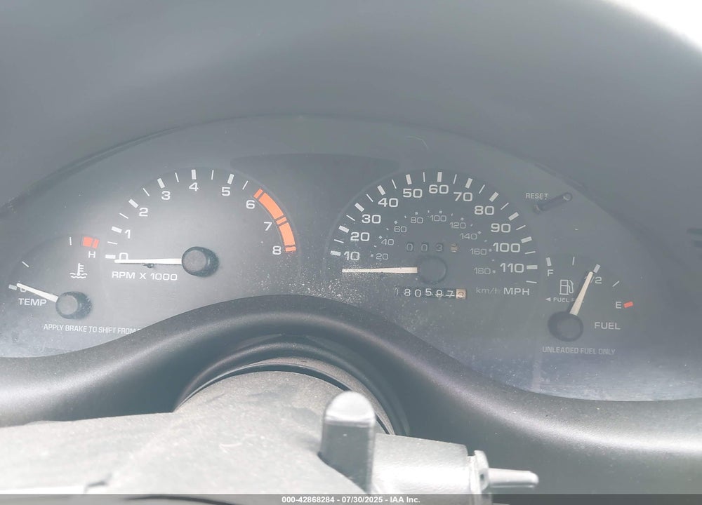 1997 OLDSMOBILE CUTLASS SUPREME SERIES II VIN: 1G3WH12M2VF306551