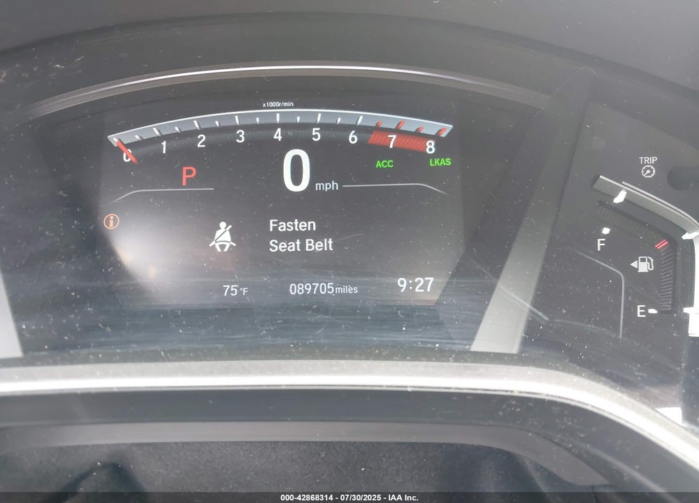 2019 HONDA CR-V VIN: 5J6RW2H8XKL037189