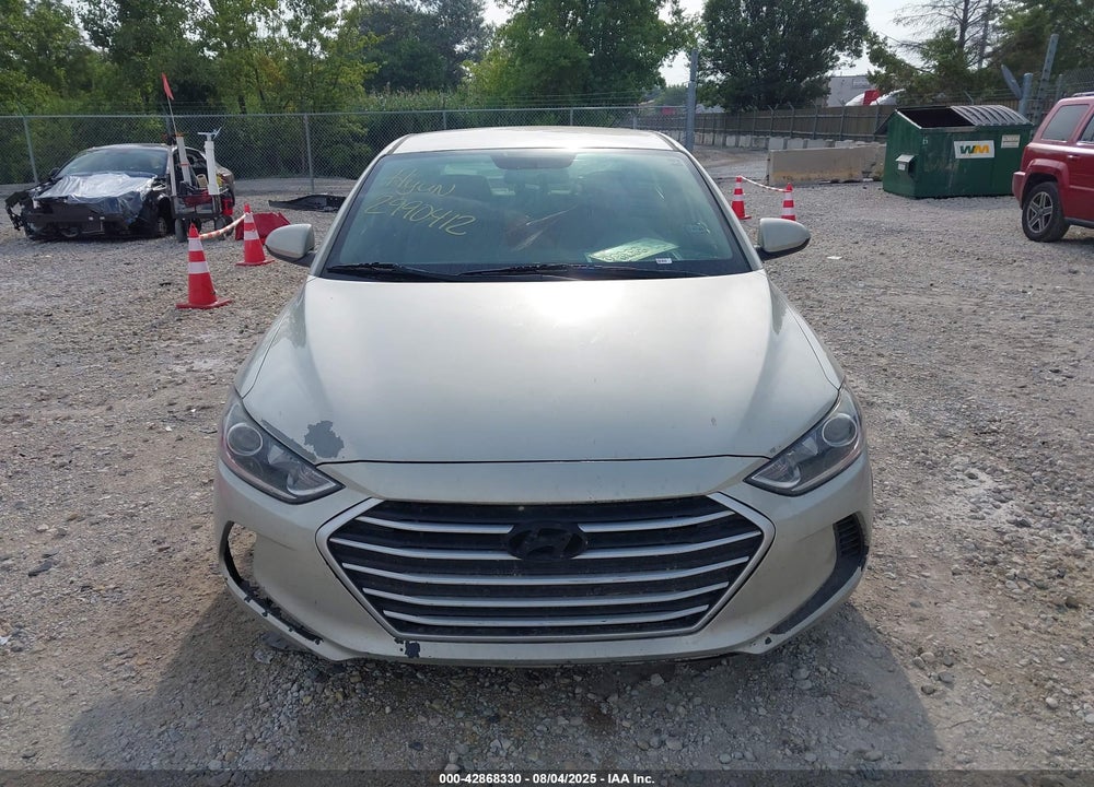 2017 HYUNDAI ELANTRA VIN: 5NPD74LF8HH195770