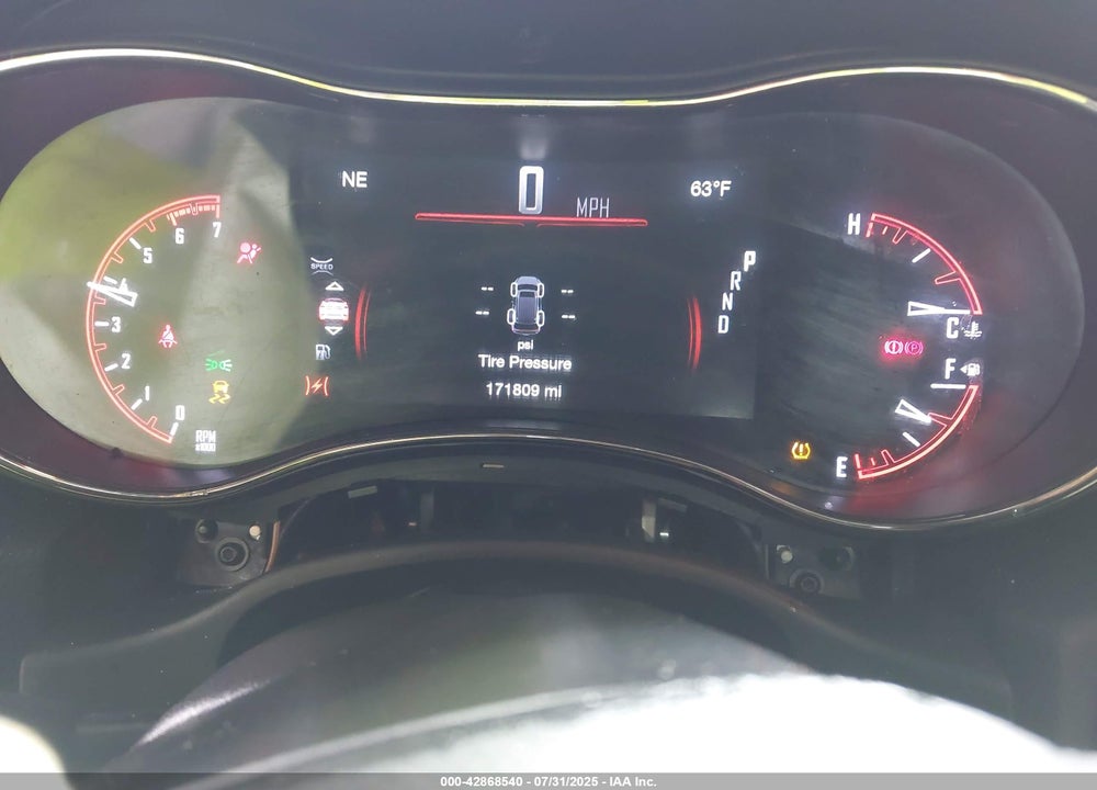 2019 DODGE DURANGO VIN: 1C4SDJCT0KC744997