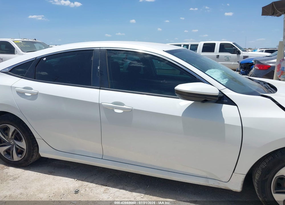 2019 HONDA CIVIC LX VIN: 19XFC2F69KE009444