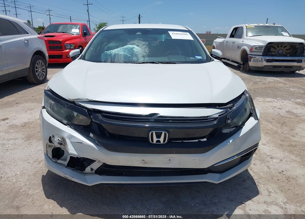 2019 HONDA CIVIC LX VIN: 19XFC2F69KE009444
