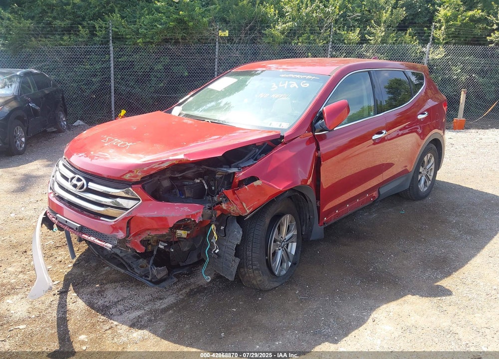 2016 HYUNDAI SANTA FE SPORT 2.4L VIN: 5XYZT3LB2GG363031