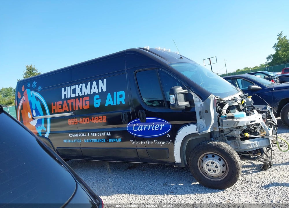 2018 RAM PROMASTER 2500 HIGH ROOF 159 WB VIN: 3C6TRVDG2JE114945
