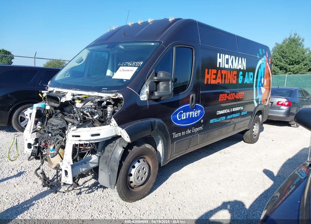 2018 RAM PROMASTER 2500 HIGH ROOF 159 WB VIN: 3C6TRVDG2JE114945