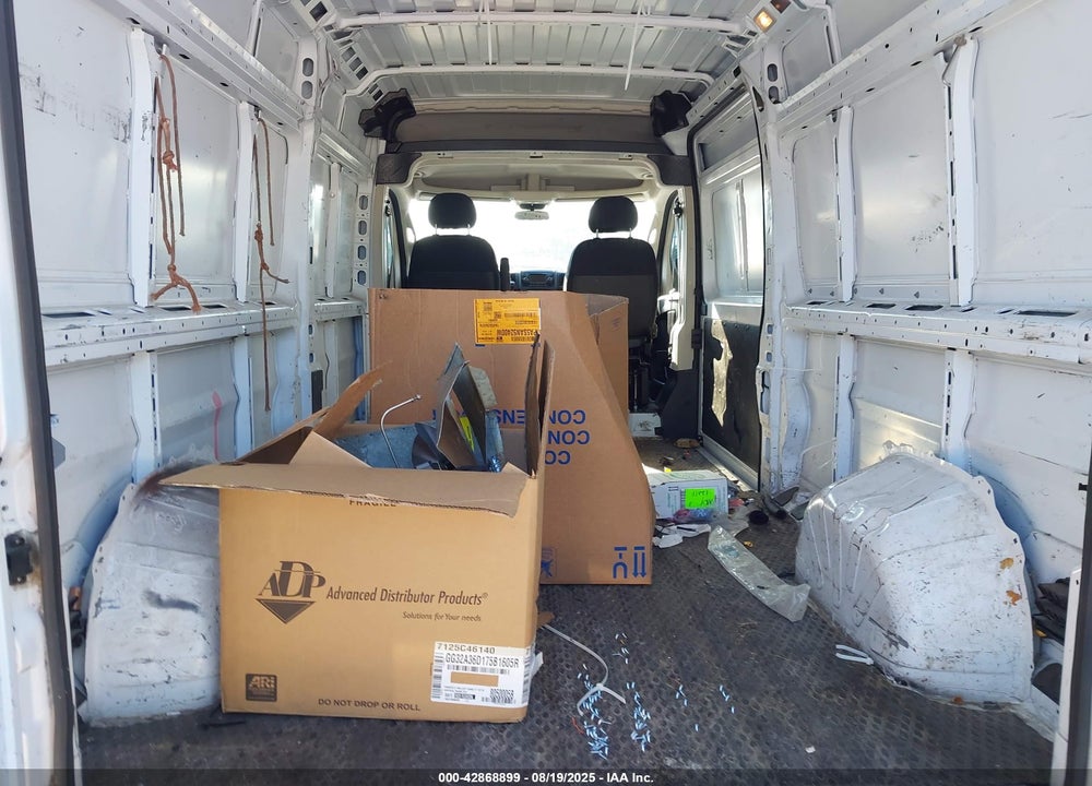 2018 RAM PROMASTER 2500 HIGH ROOF 159 WB VIN: 3C6TRVDG2JE114945