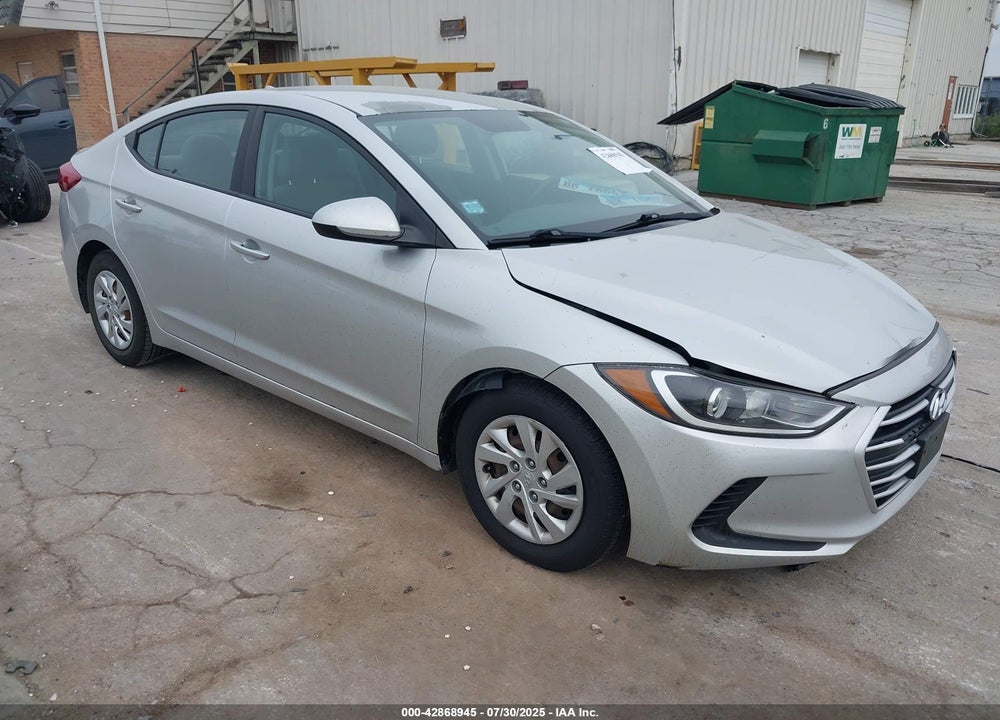 2017 HYUNDAI ELANTRA SE VIN: 5NPD74LF0HH154100