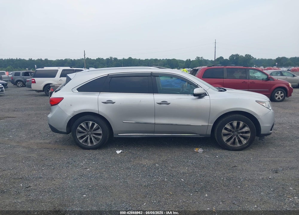2014 ACURA MDX VIN: 5FRYD4H46EB016555