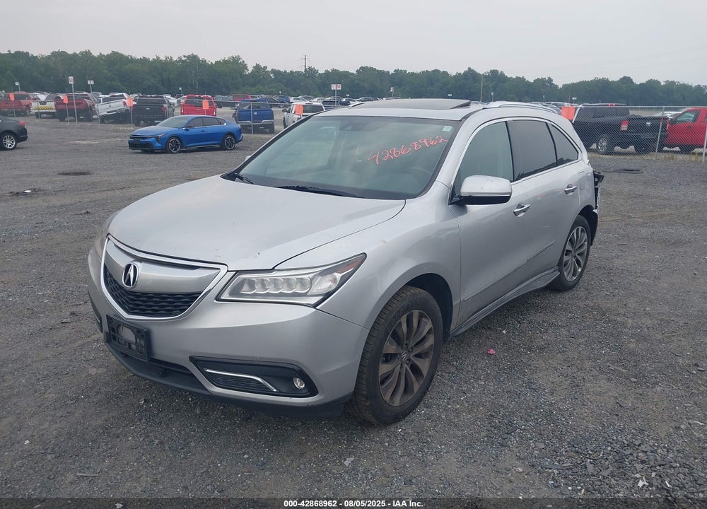 2014 ACURA MDX VIN: 5FRYD4H46EB016555