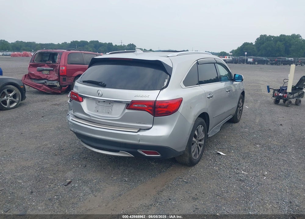 2014 ACURA MDX VIN: 5FRYD4H46EB016555