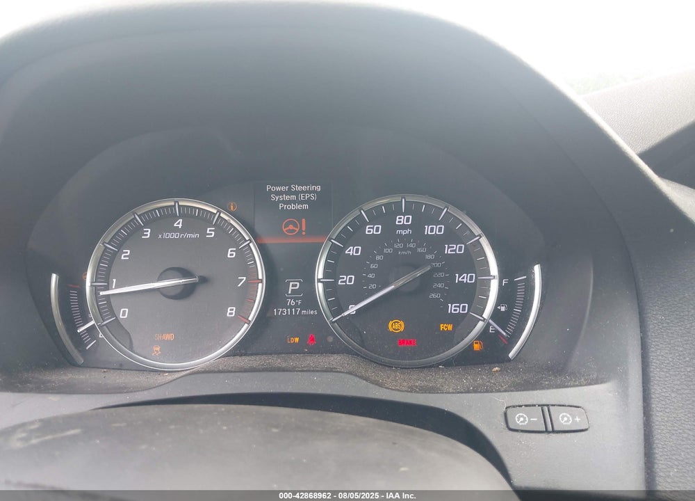 2014 ACURA MDX VIN: 5FRYD4H46EB016555