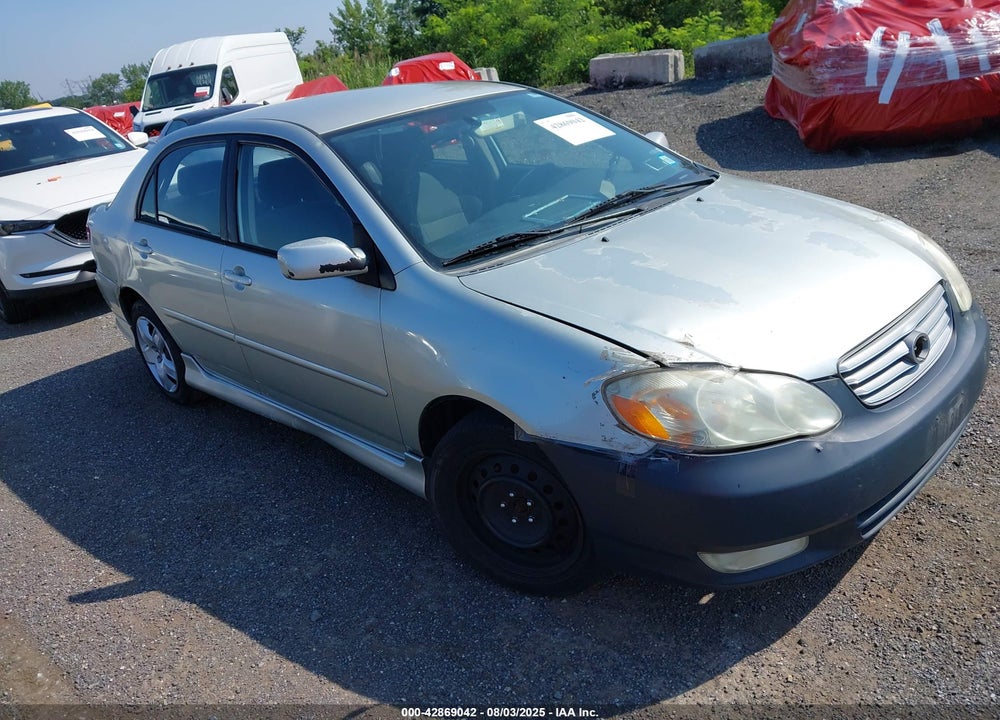 2003 TOYOTA COROLLA S VIN: 1NXBR32EX3Z160016