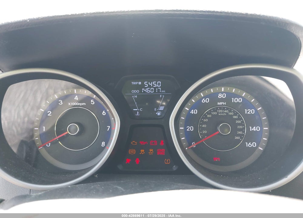 2012 HYUNDAI ELANTRA VIN: KMHDH4AE3CU447653