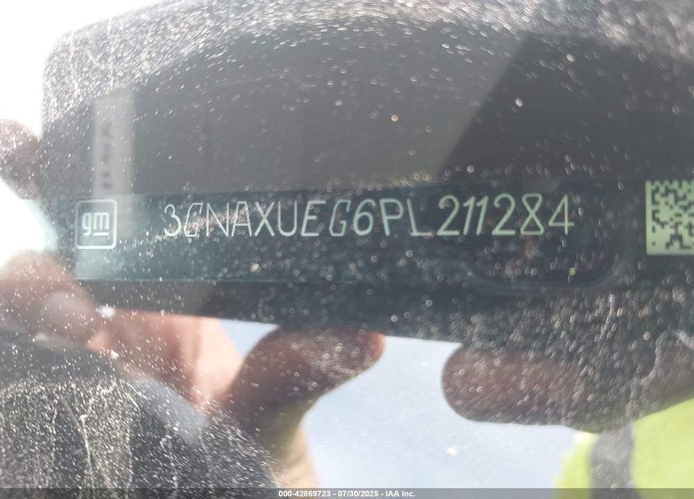 2023 CHEVROLET EQUINOX VIN: 3GNAXUEG6PL211284