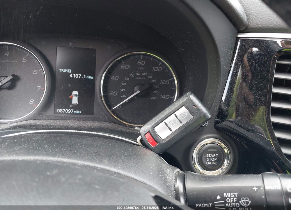 2017 MITSUBISHI OUTLANDER VIN: JA4AD3A38HZ057518