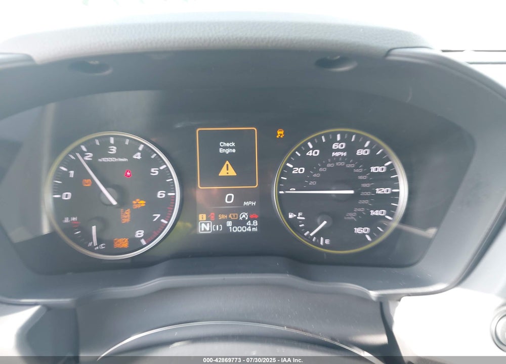2025 SUBARU CROSSTREK VIN: 4S4GUHF65S3704270