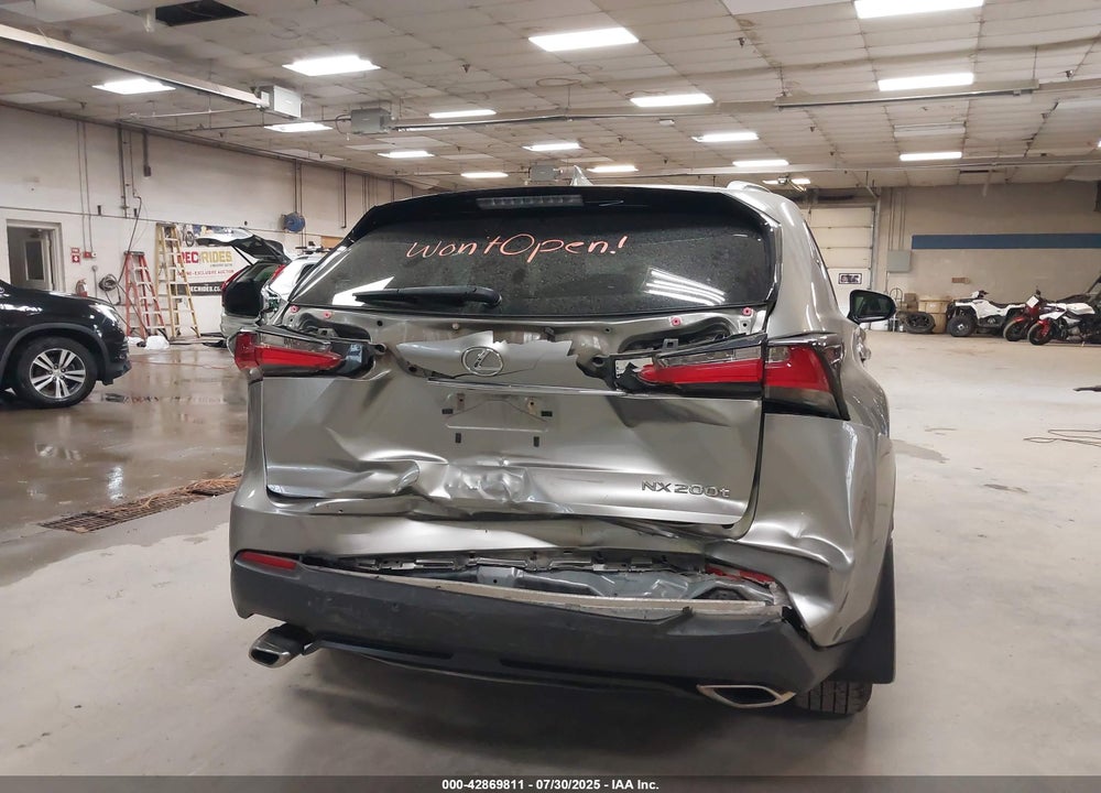 2017 LEXUS NX 200T VIN: JTJBARBZ7H2145068