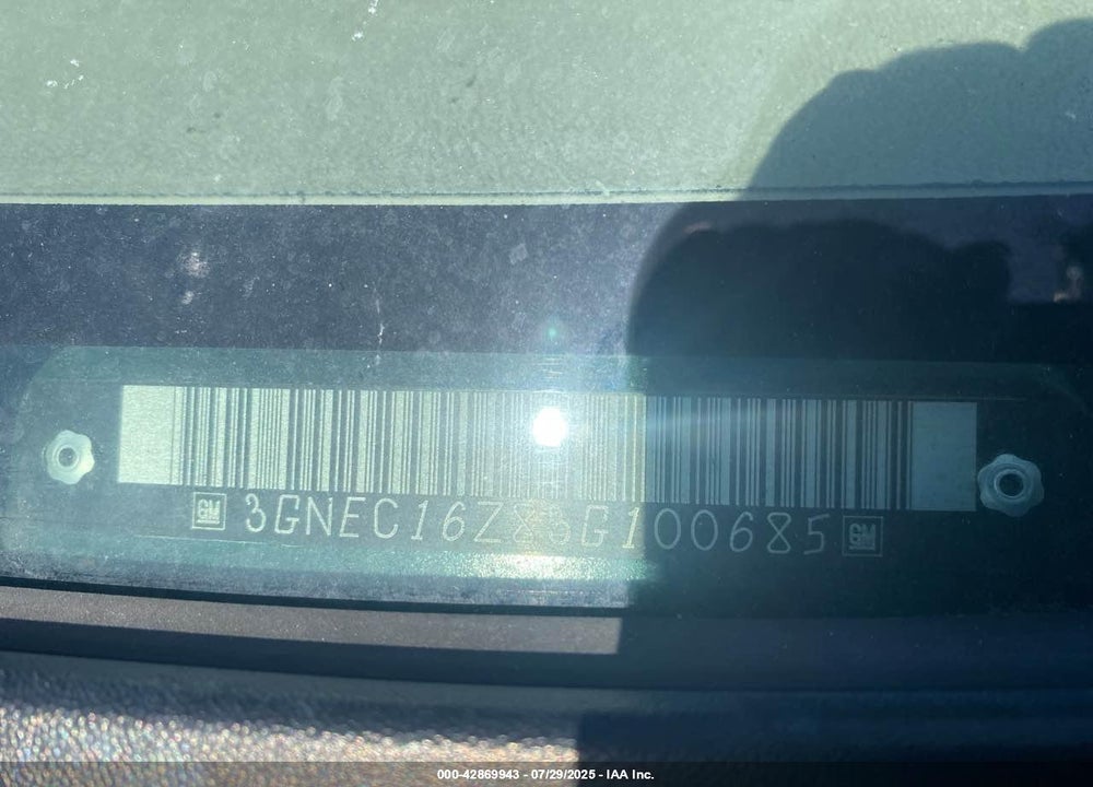2003 CHEVROLET SUBURBAN VIN: 3GNEC16Z83G100685