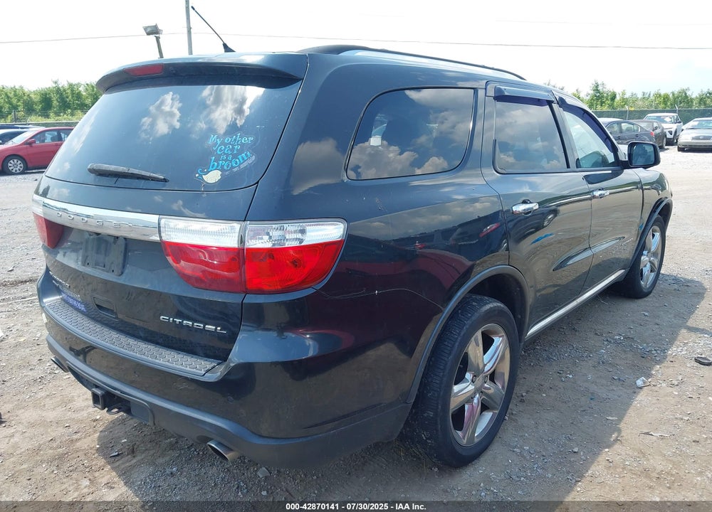 2011 DODGE DURANGO CITADEL VIN: 1D4SE5GT9BC661473