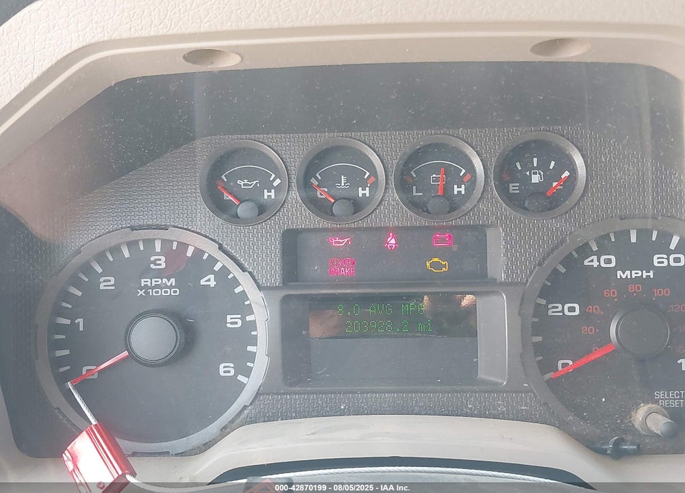 2008 FORD F-350 FX4/KING RANCH/LARIAT/XL/XLT VIN: 1FTWW33Y88EC20609