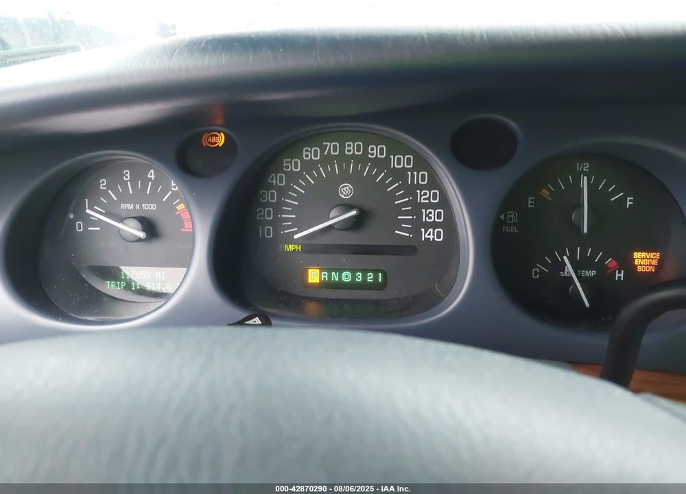 2001 BUICK LESABRE CUSTOM VIN: 1G4HP54K814264726