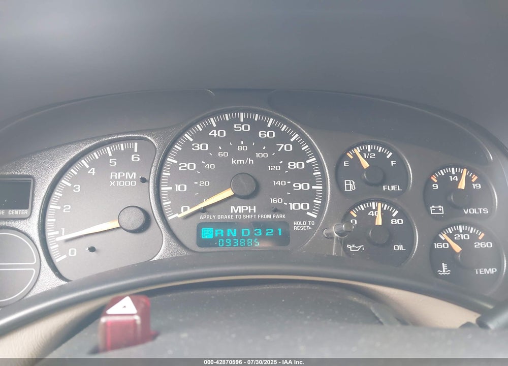 2001 CHEVROLET SILVERADO 1500 LS VIN: 2GCEK19TX11393093