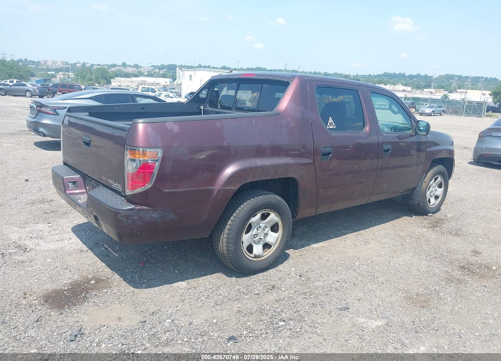 2008 HONDA RIDGELINE VIN: 2HJYK16278H539942