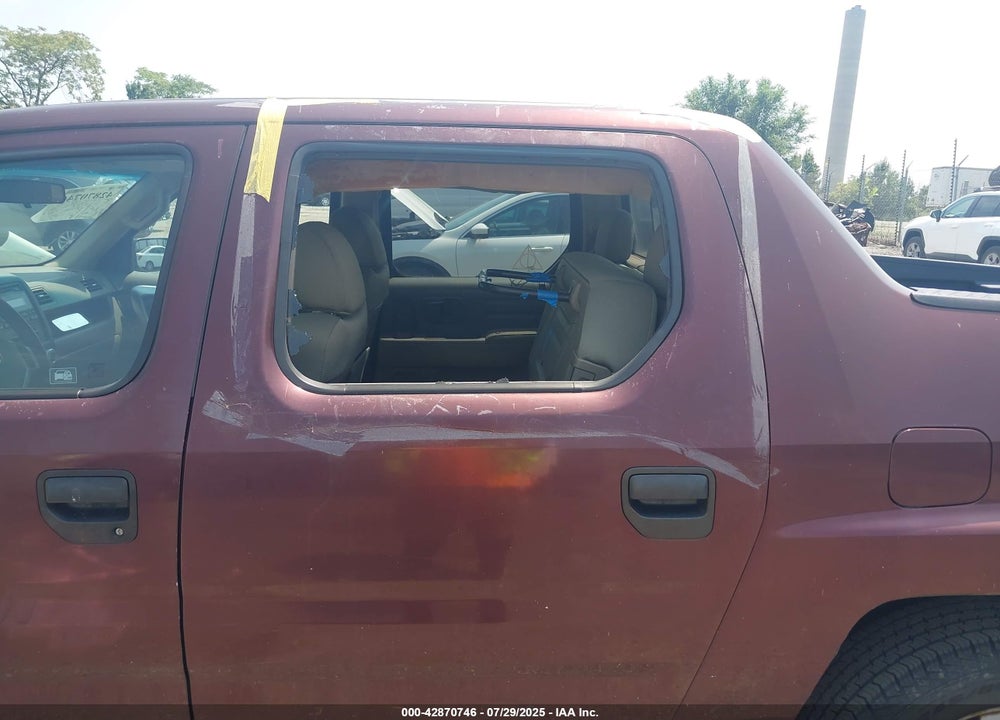 2008 HONDA RIDGELINE VIN: 2HJYK16278H539942
