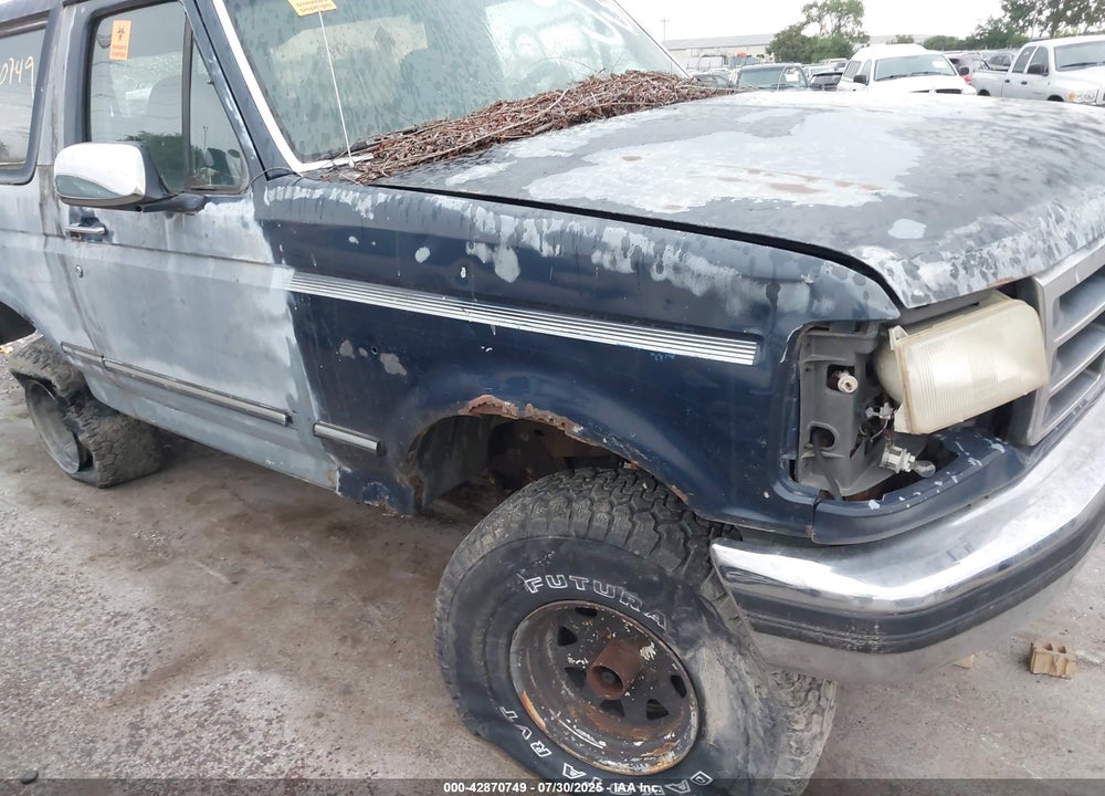 1993 FORD BRONCO U100 VIN: 1FMEU15N1PLA41018