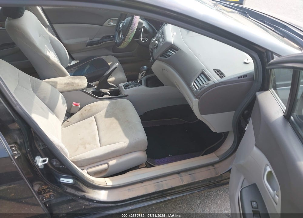 2012 HONDA CIVIC LX VIN: 19XFB2F59CE350001