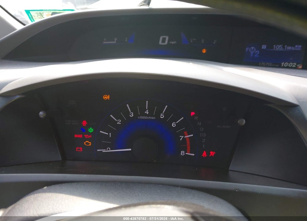 2012 HONDA CIVIC LX VIN: 19XFB2F59CE350001