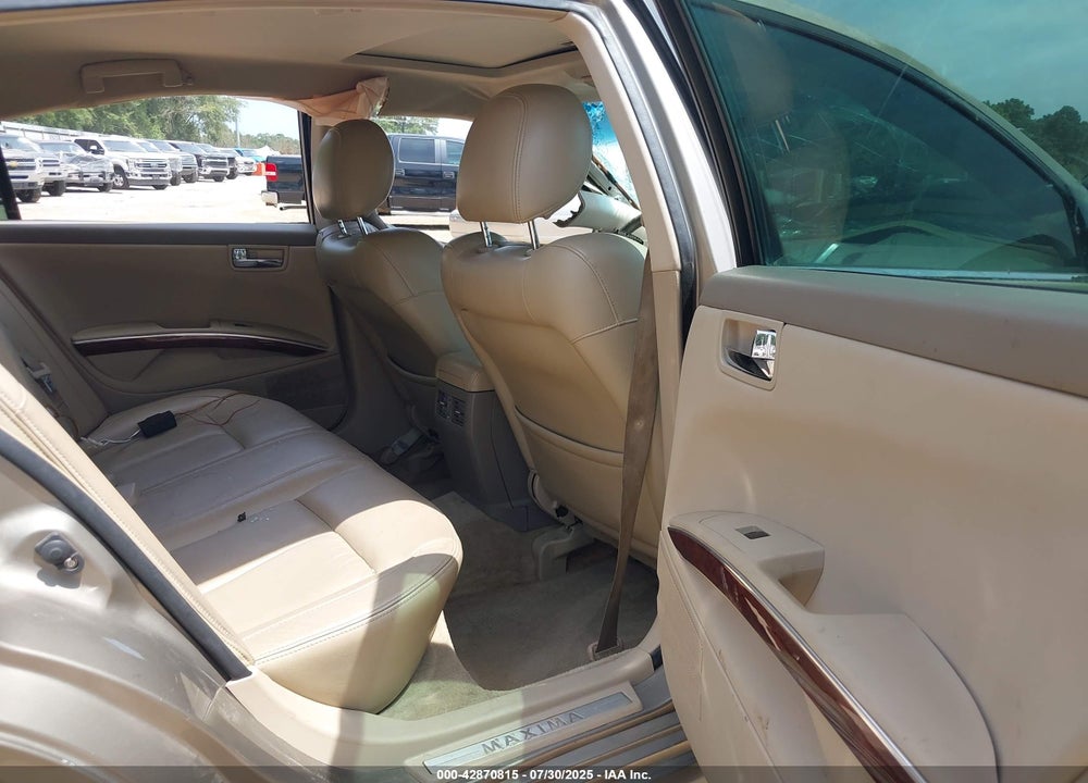 2008 NISSAN MAXIMA 3.5 SL VIN: 1N4BA41E88C815005