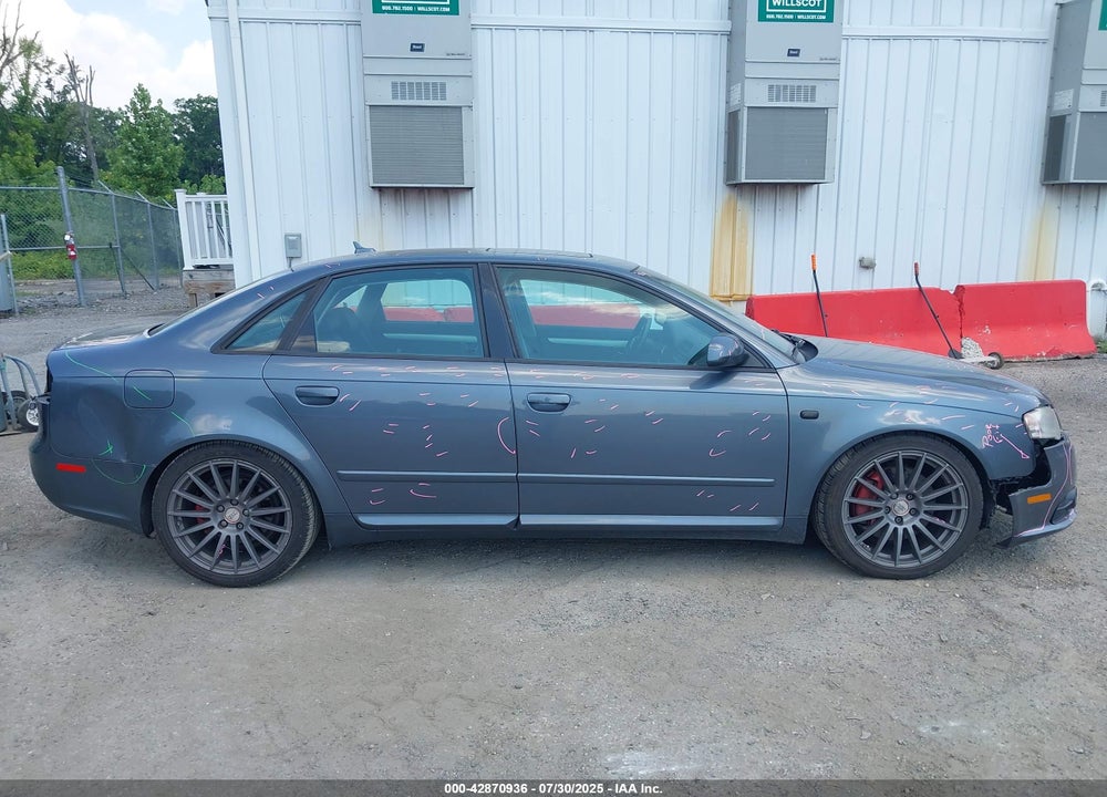 2008 AUDI A4 VIN: WAUEH78E38A042138