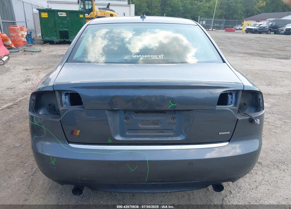 2008 AUDI A4 VIN: WAUEH78E38A042138