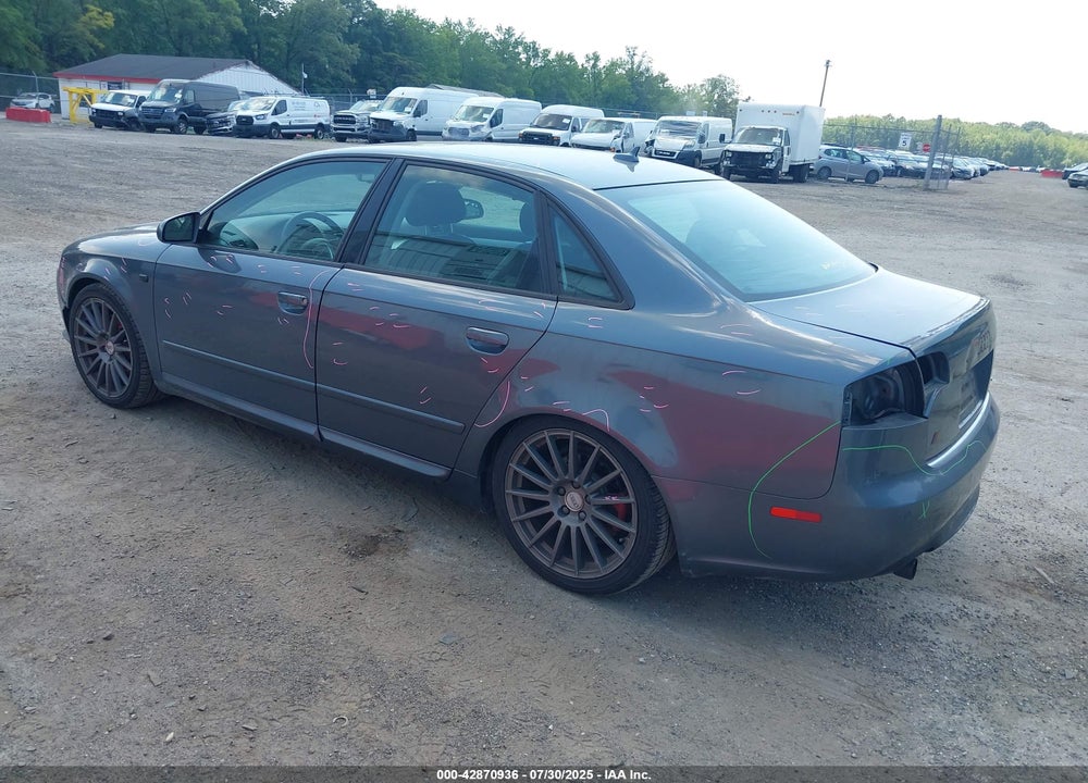 2008 AUDI A4 VIN: WAUEH78E38A042138