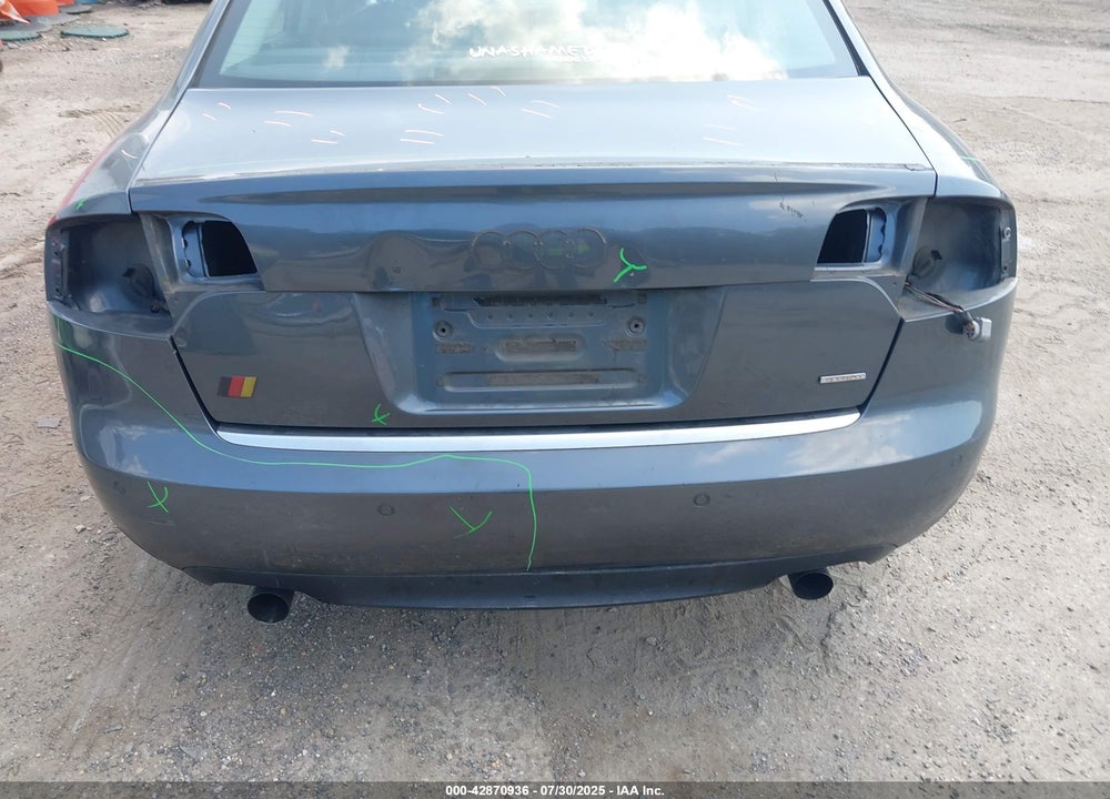 2008 AUDI A4 VIN: WAUEH78E38A042138