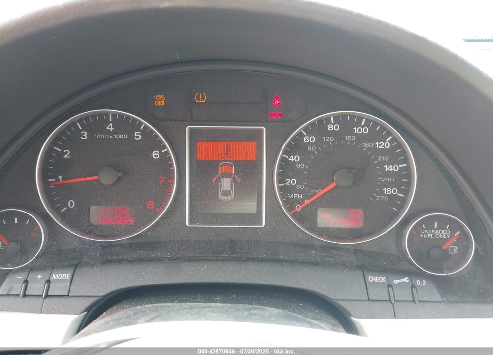 2008 AUDI A4 VIN: WAUEH78E38A042138