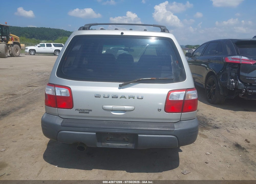 2001 SUBARU FORESTER L VIN: JF1SF635X1H713269