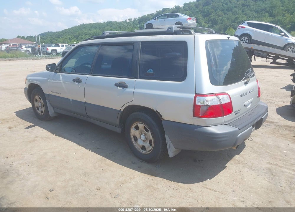 2001 SUBARU FORESTER L VIN: JF1SF635X1H713269