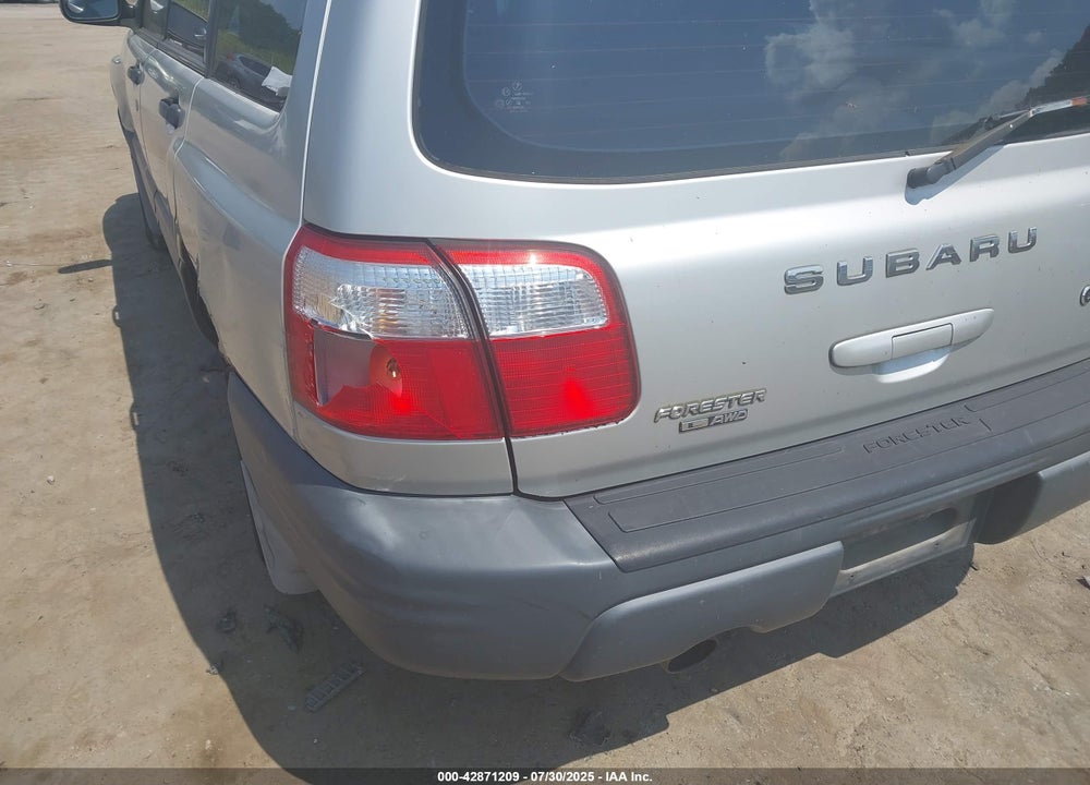 2001 SUBARU FORESTER L VIN: JF1SF635X1H713269