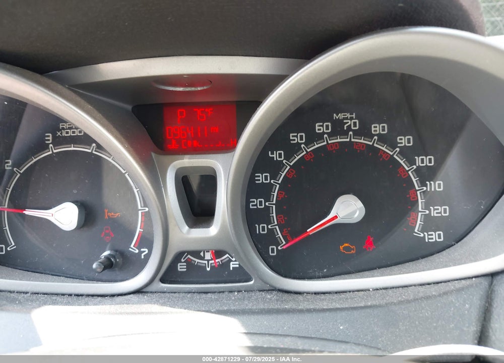 2013 FORD FIESTA VIN: 3FADP4BJXDM224993
