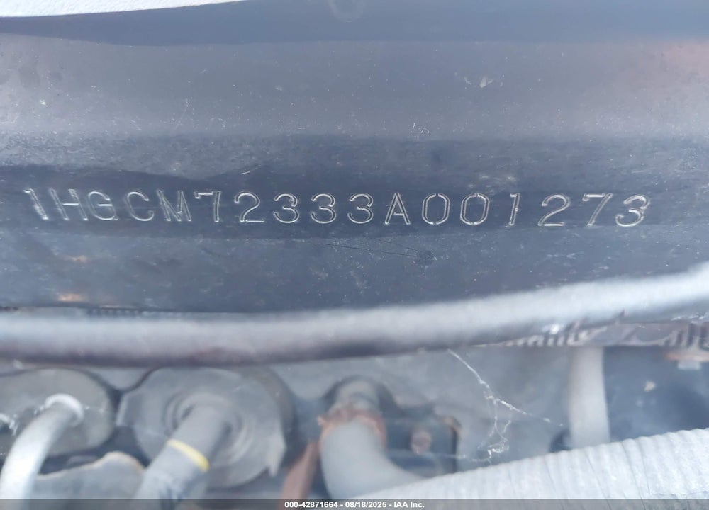 2003 HONDA ACCORD 2.4 LX VIN: 1HGCM72333A001273